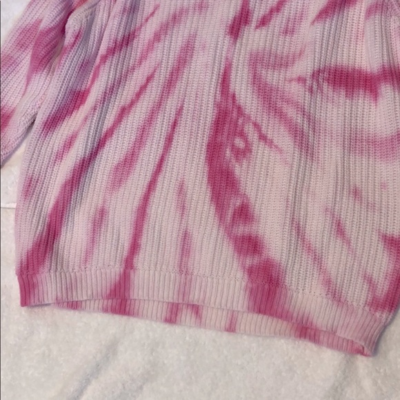 Pink Tie Dye Sweater Size Small - Picture 7 of 10
